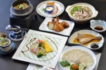 【木曽川・一宮発】*日帰り昼食付*『知多美浜の旅館でいただく ふぐづくし会席』2